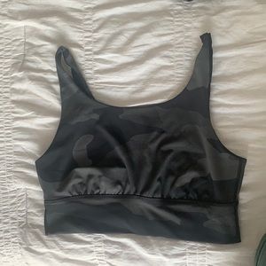Aerie Offline Longline Camo Sports Bra